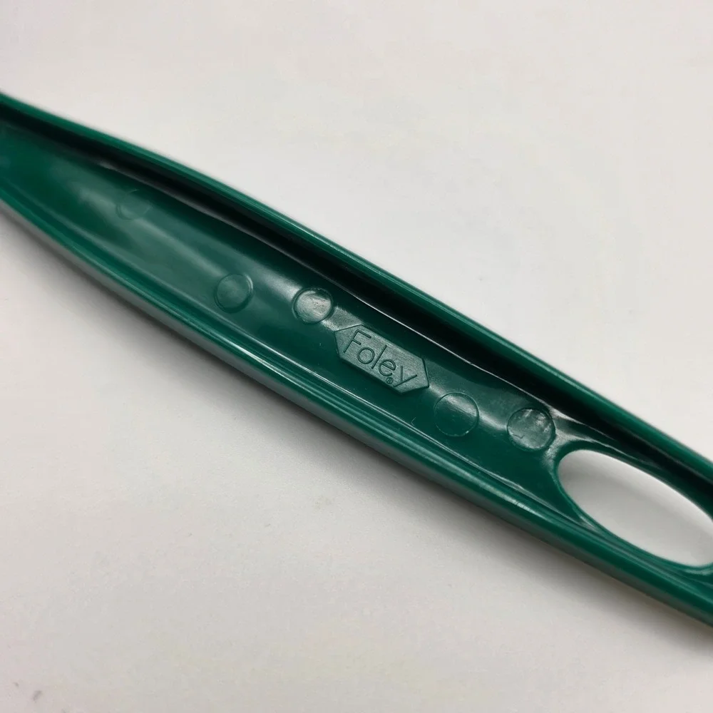 Vintage Foley Forest Green Nylon Slotted‎ Spatula Turner Kitchen Utensil USA